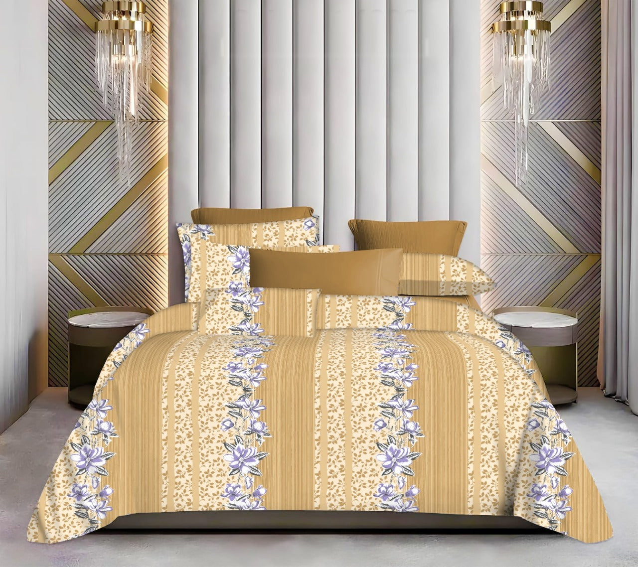 BS229: Velar S. King Double Bed Sheets