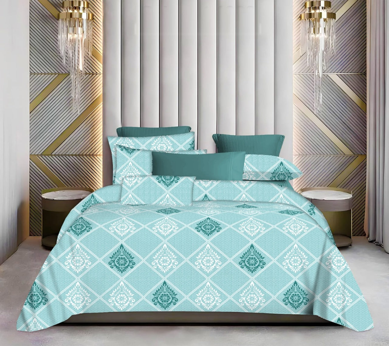 BS229: Velar S. King Double Bed Sheets