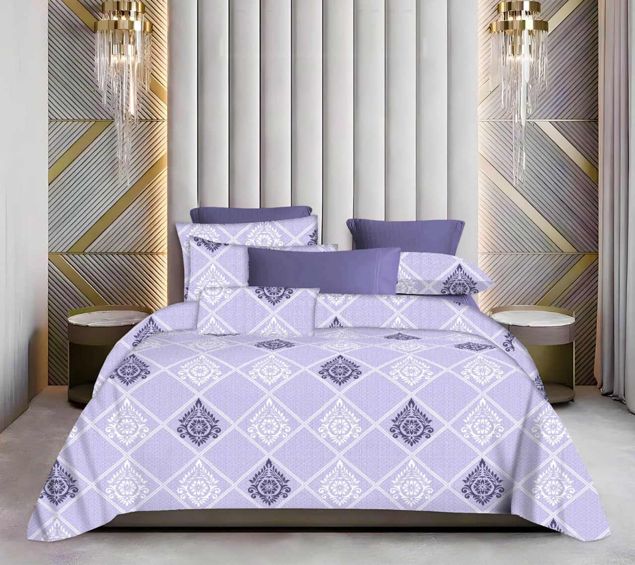 BS229: Velar S. King Double Bed Sheets