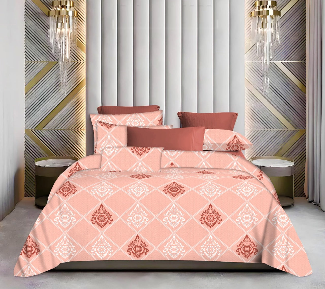 BS229: Velar S. King Double Bed Sheets