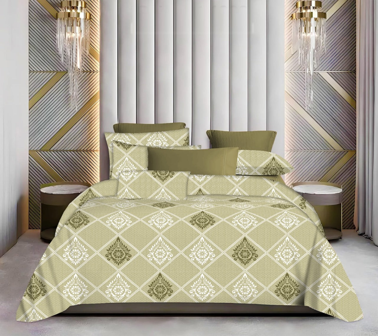 BS229: Velar S. King Double Bed Sheets