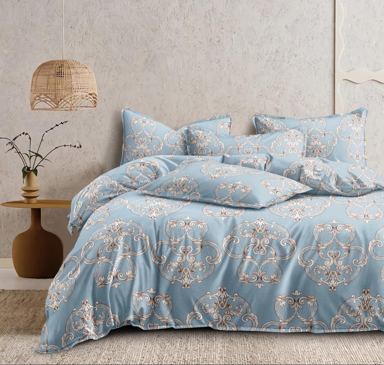 BS228: Vouge S. King Double Bed Sheets