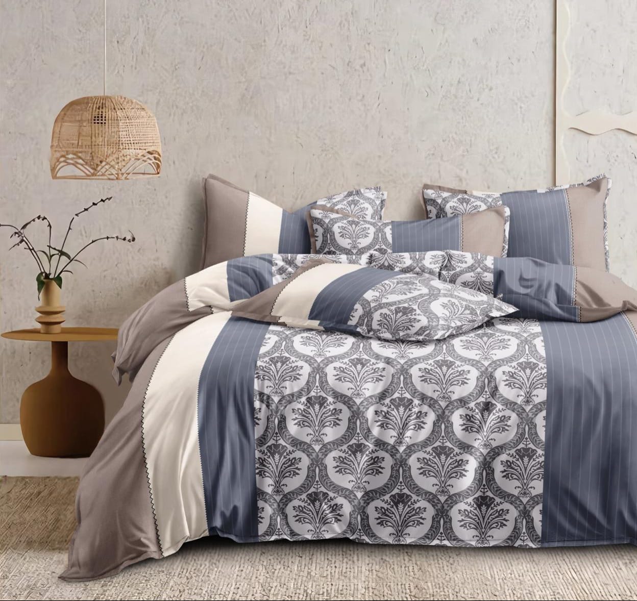 BS228: Vouge S. King Double Bed Sheets