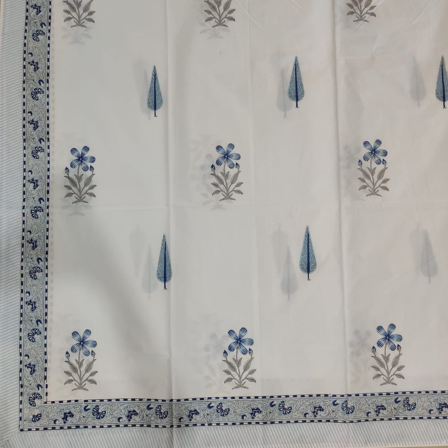 BS187: Hastakala S. King Double Bed Sheets