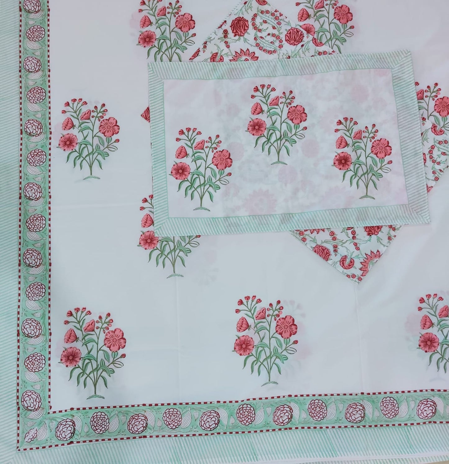 BS187: Hastakala S. King Double Bed Sheets