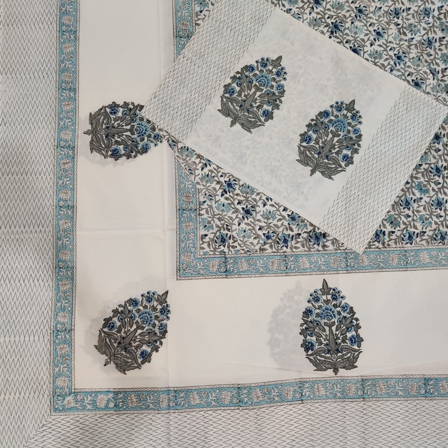 BS187: Hastakala S. King Double Bed Sheets