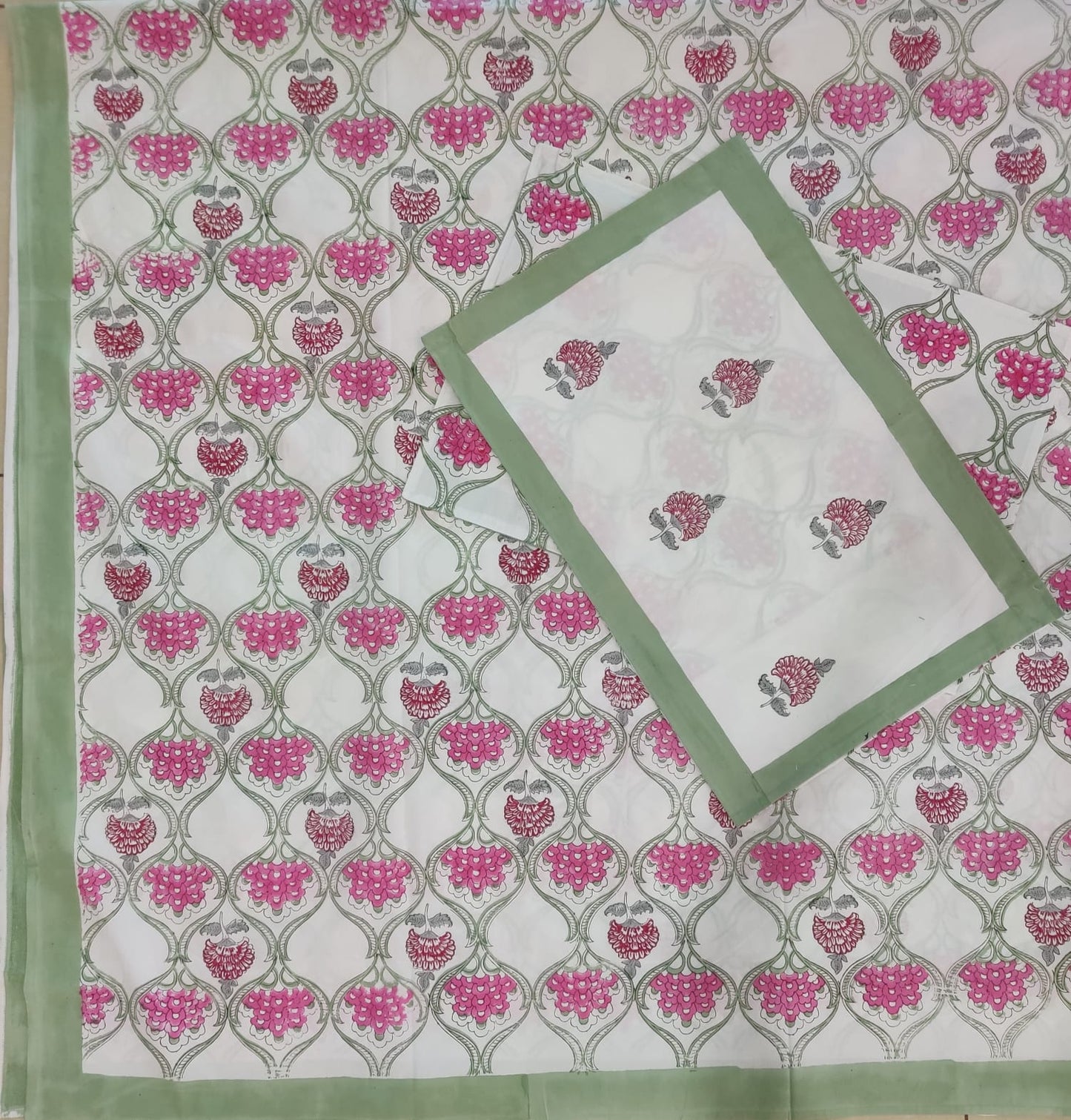 BS187: Hastakala S. King Double Bed Sheets