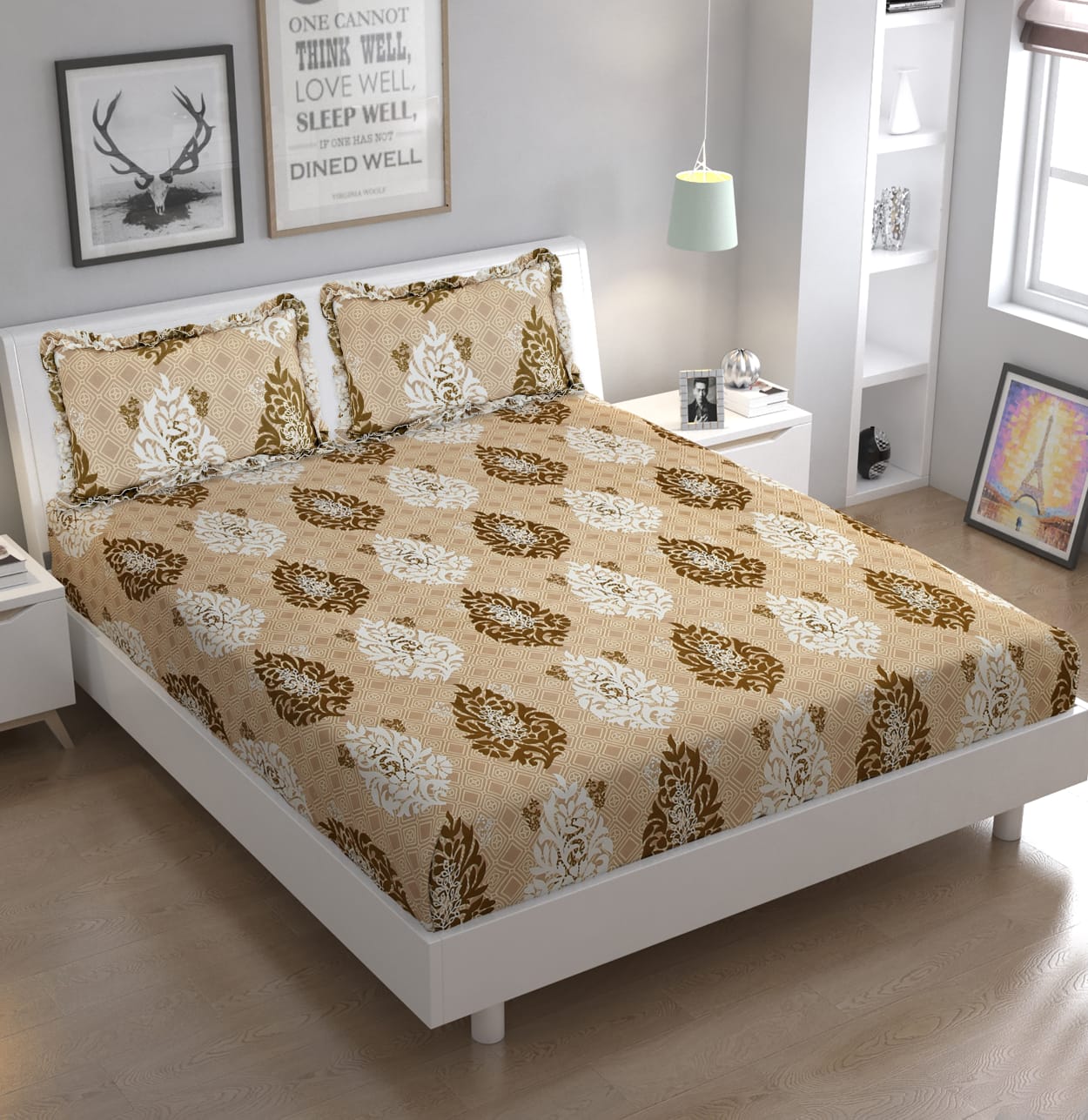 BS45: Tavera Double Bed Sheets