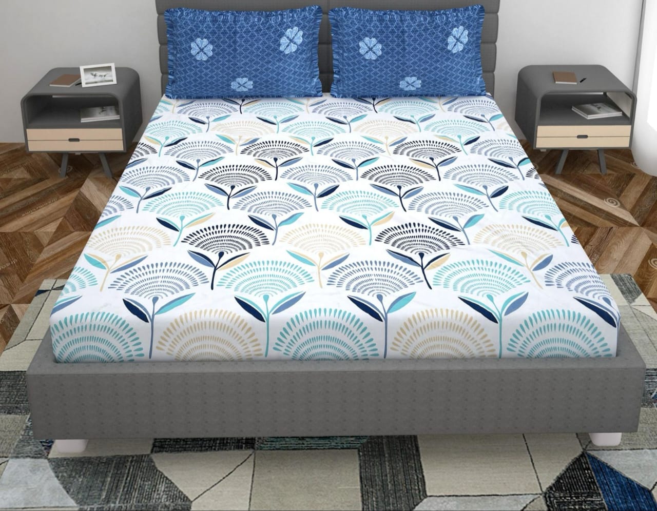 BS45: Tavera Double Bed Sheets
