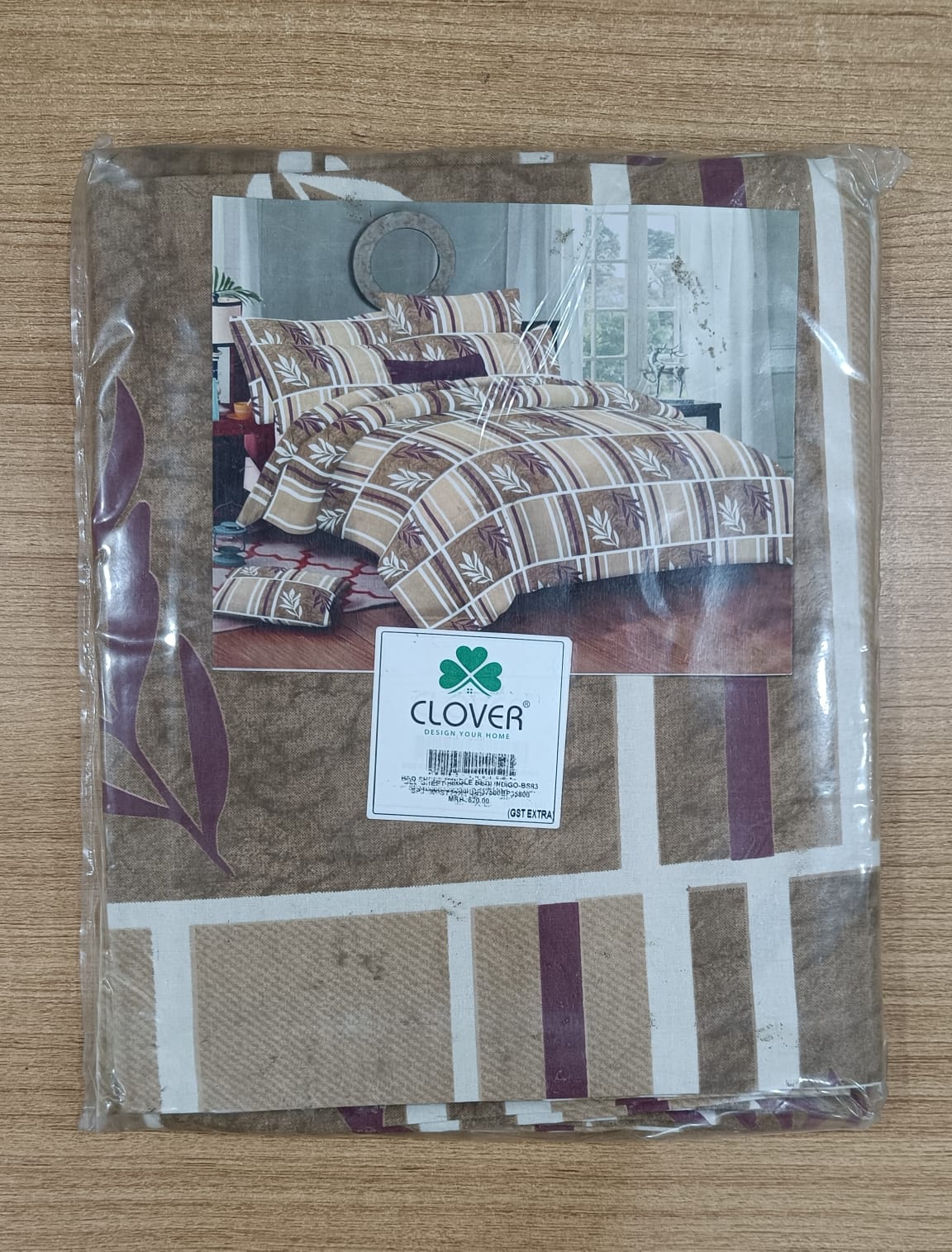 BS83: Indigo Cotton Single Bed Sheets