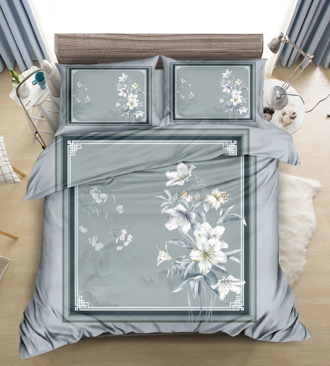 BS34: Passot S. King Cotton Double Bed Sheets
