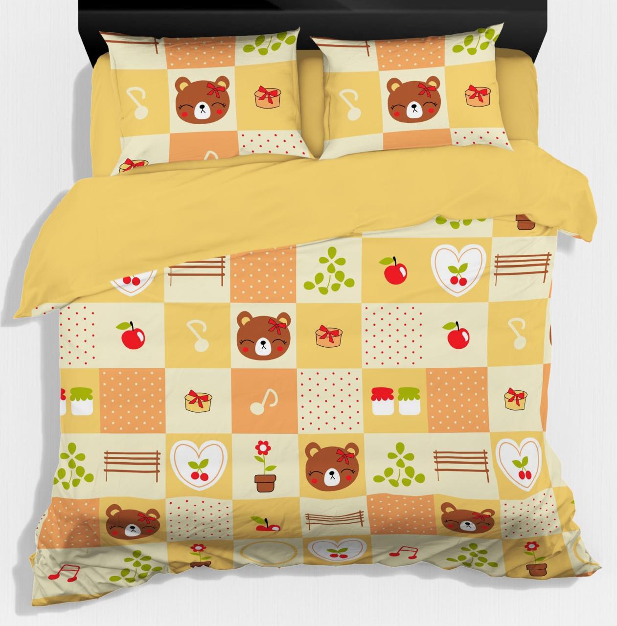 BS128: Kidzee Cotton Double Bed Sheets