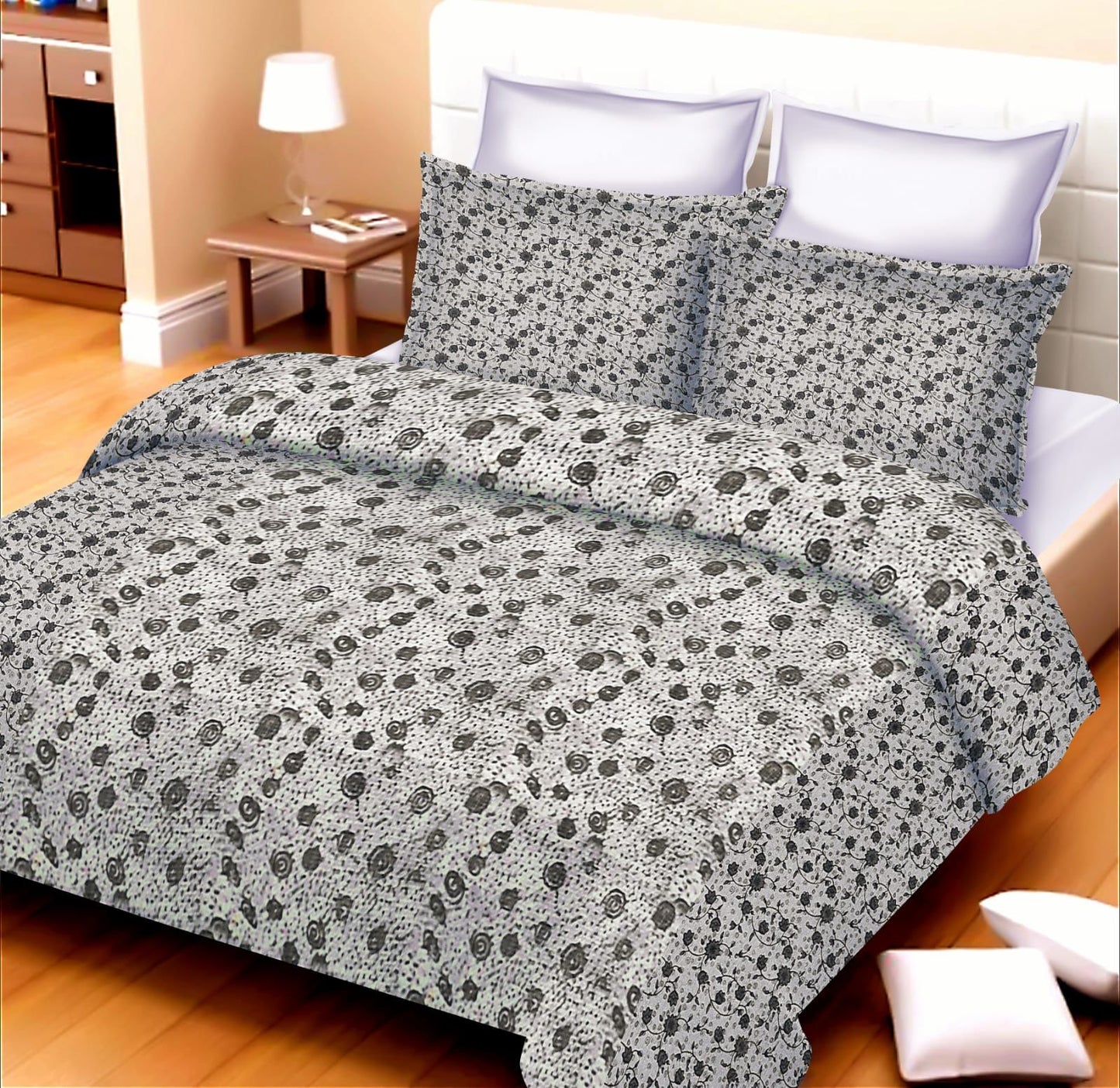 BS144: Elevate Cotton Double Bed Sheets