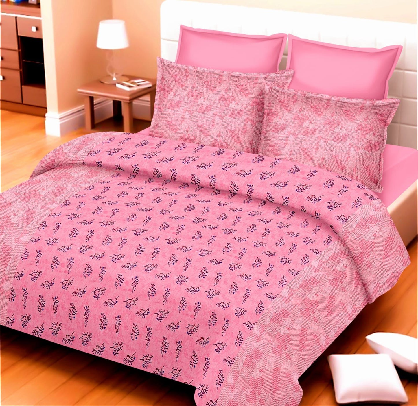 BS144: Elevate Cotton Double Bed Sheets