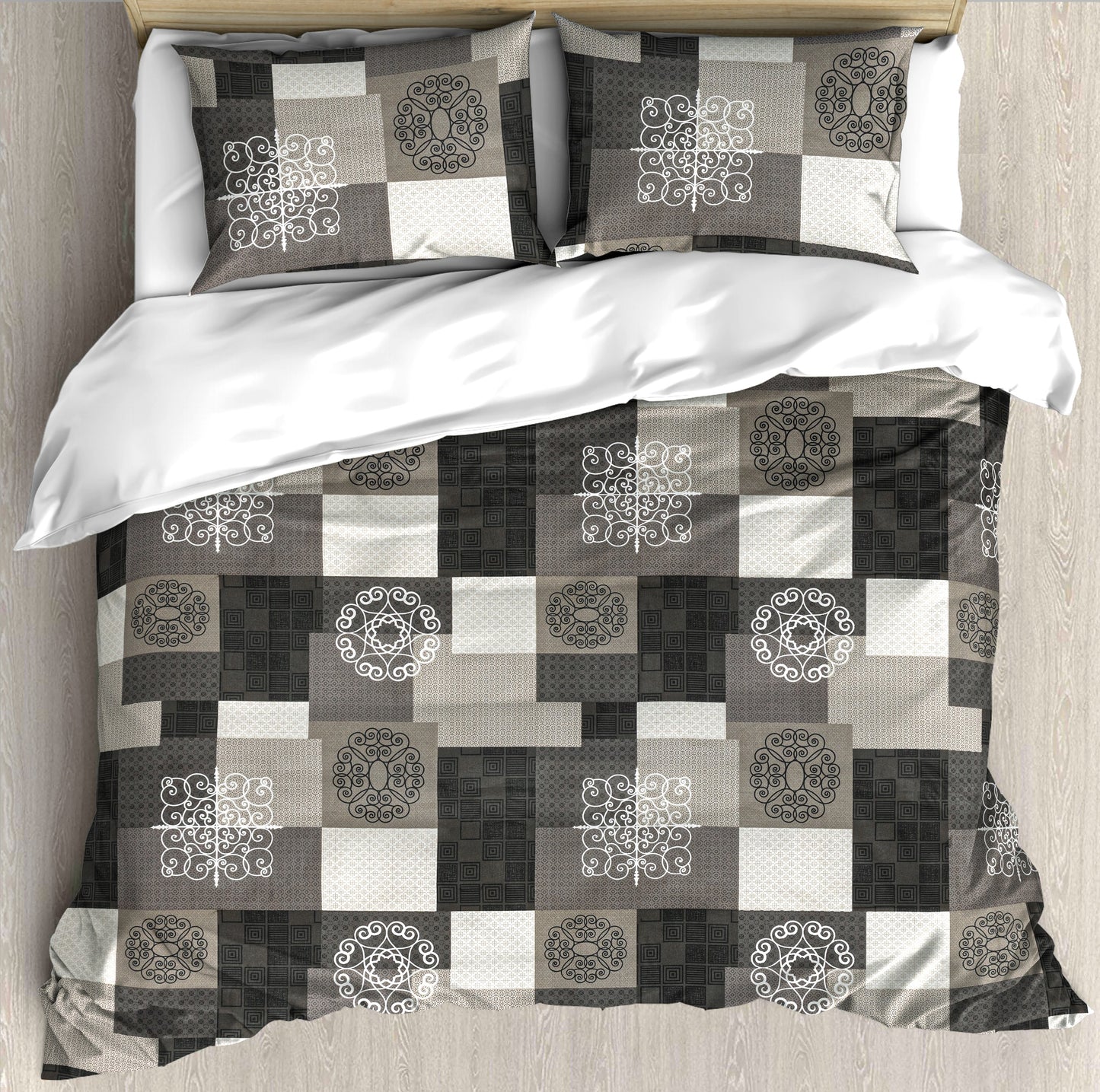BS218: Iconiq S. King Double Bed Sheets