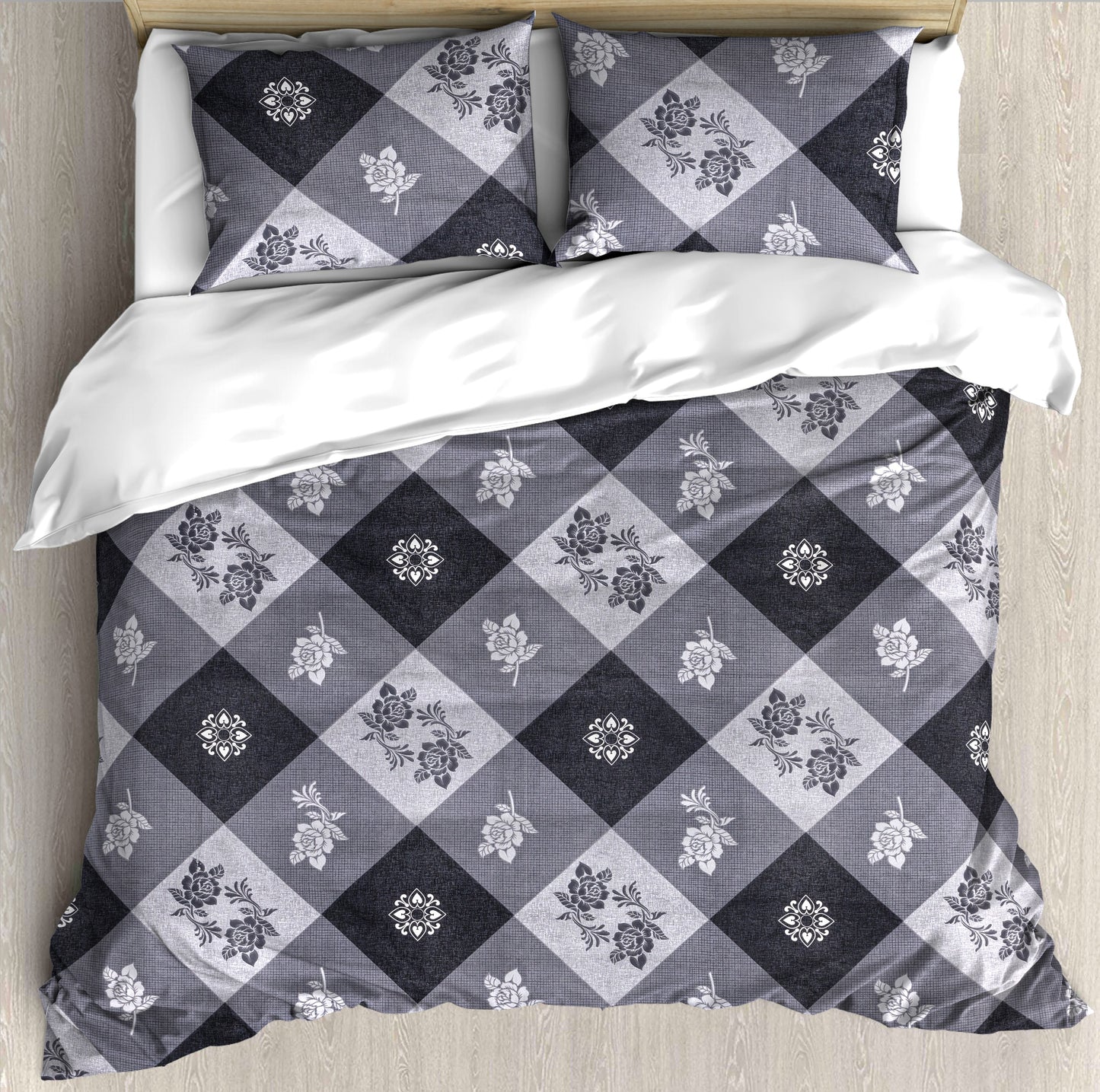 BS218: Iconiq S. King Double Bed Sheets