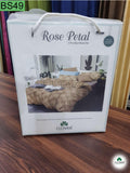BS49: Rose Petal Gift Packing Double Bed Sheets