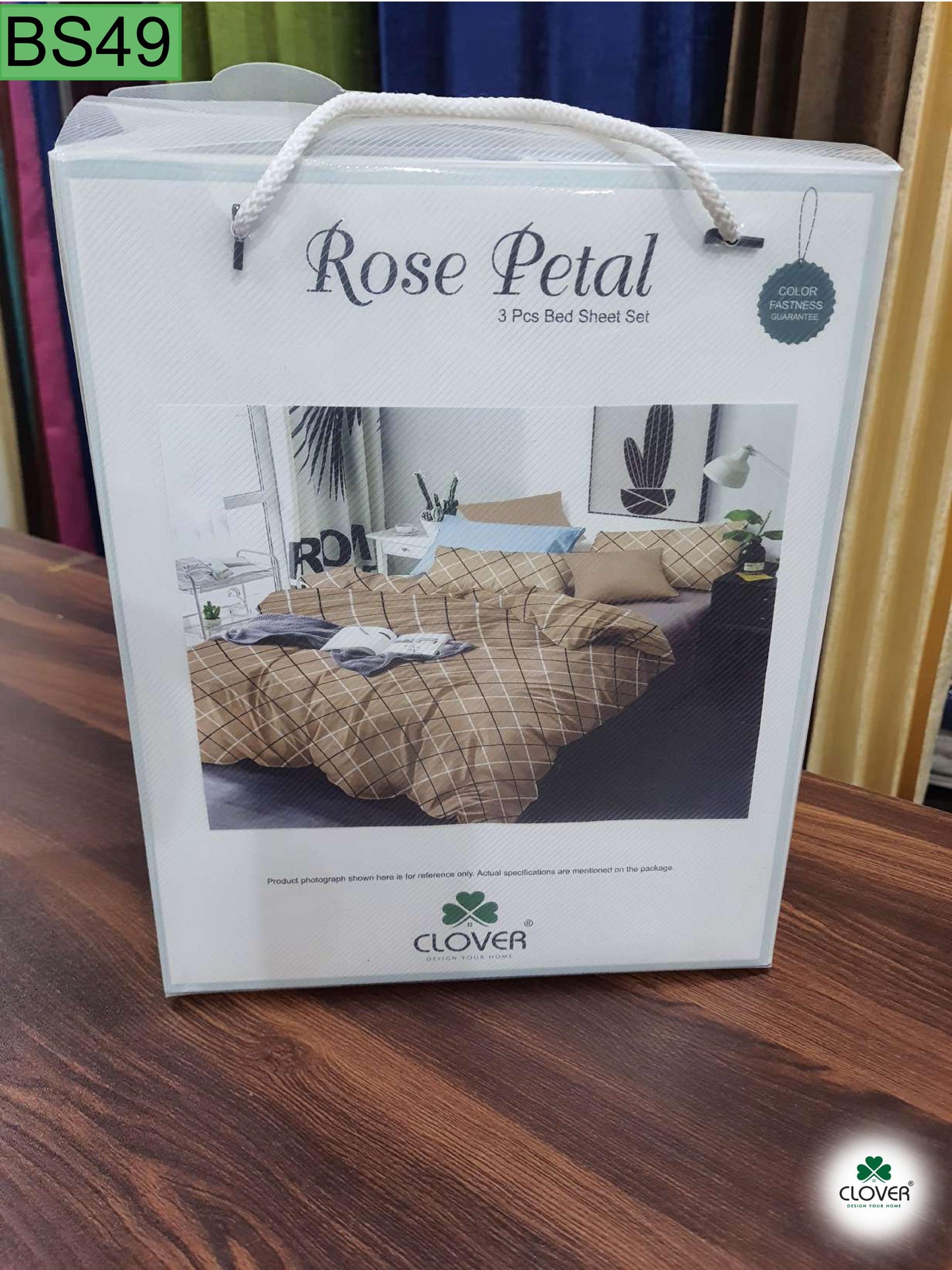 BS49: Rose Petal Gift Packing Double Bed Sheets