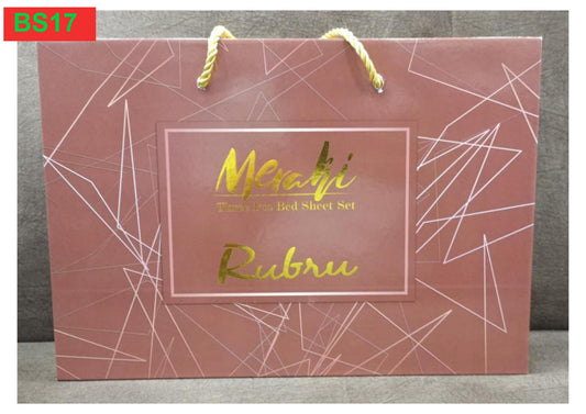 BS17: Miraki Double Bed Sheet Set