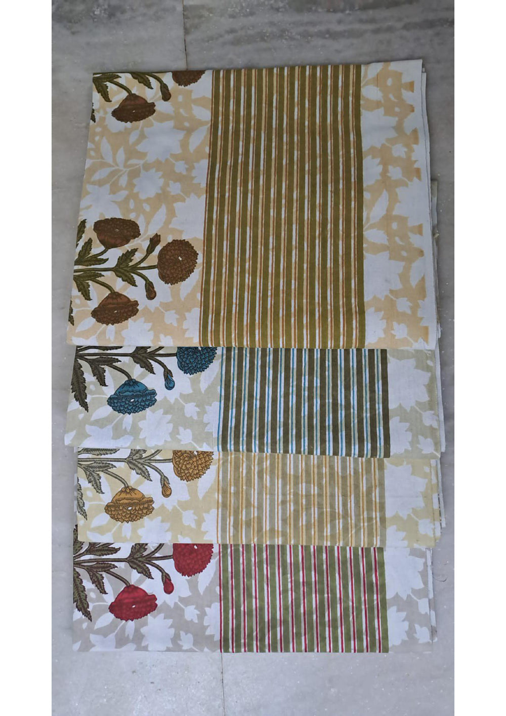 BS79: Jharna Single Bed Sheets  (Pair Packing)
