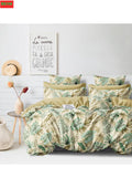 BS104: Golden Leaf Gift Packing Double Bed Sheets