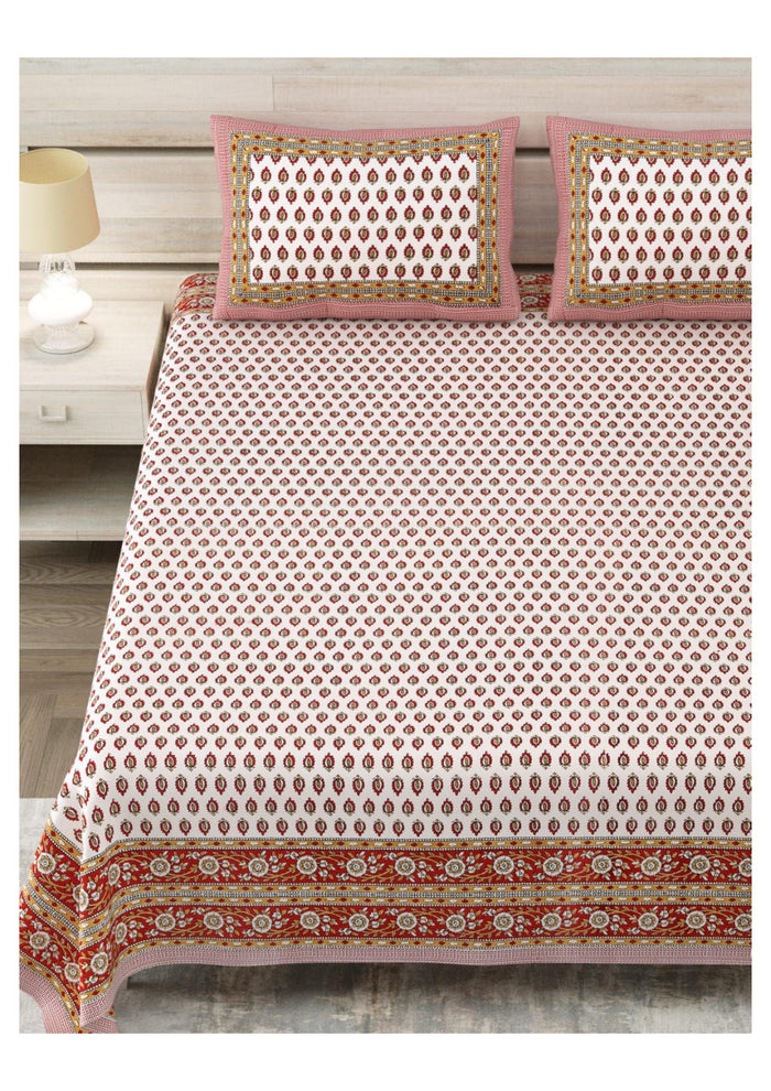 BS113: Kathak S. King Double Bed Sheets