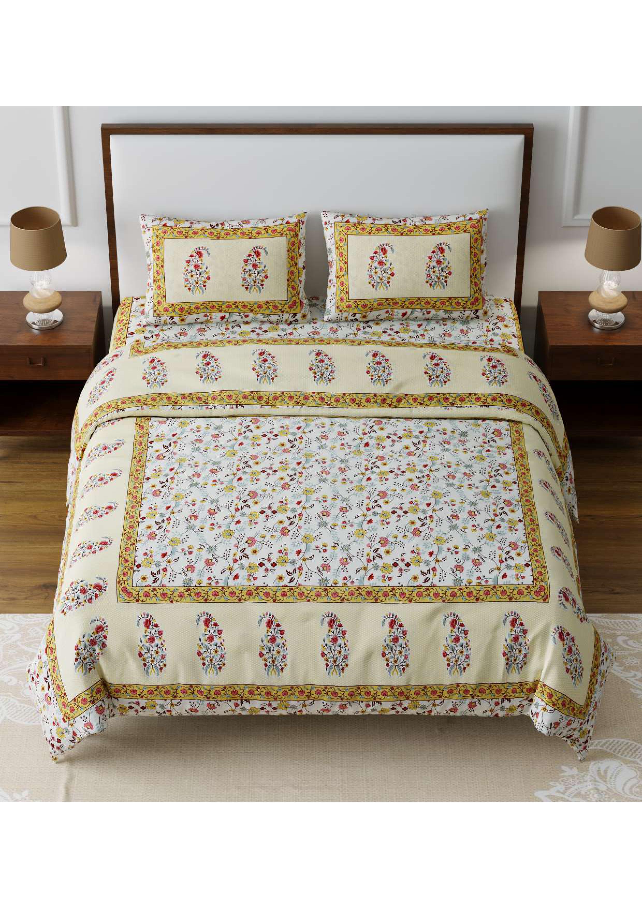 BS52: Kumbhalgarh King Double Bed Sheets