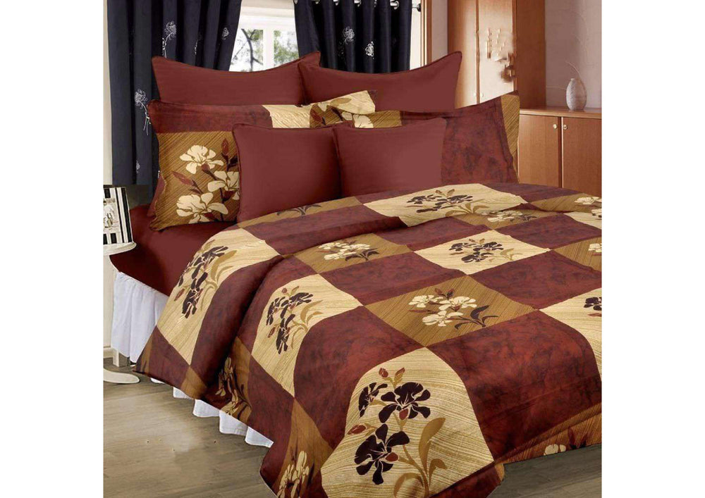 BS10: Glace Cotton Double Bed Sheets