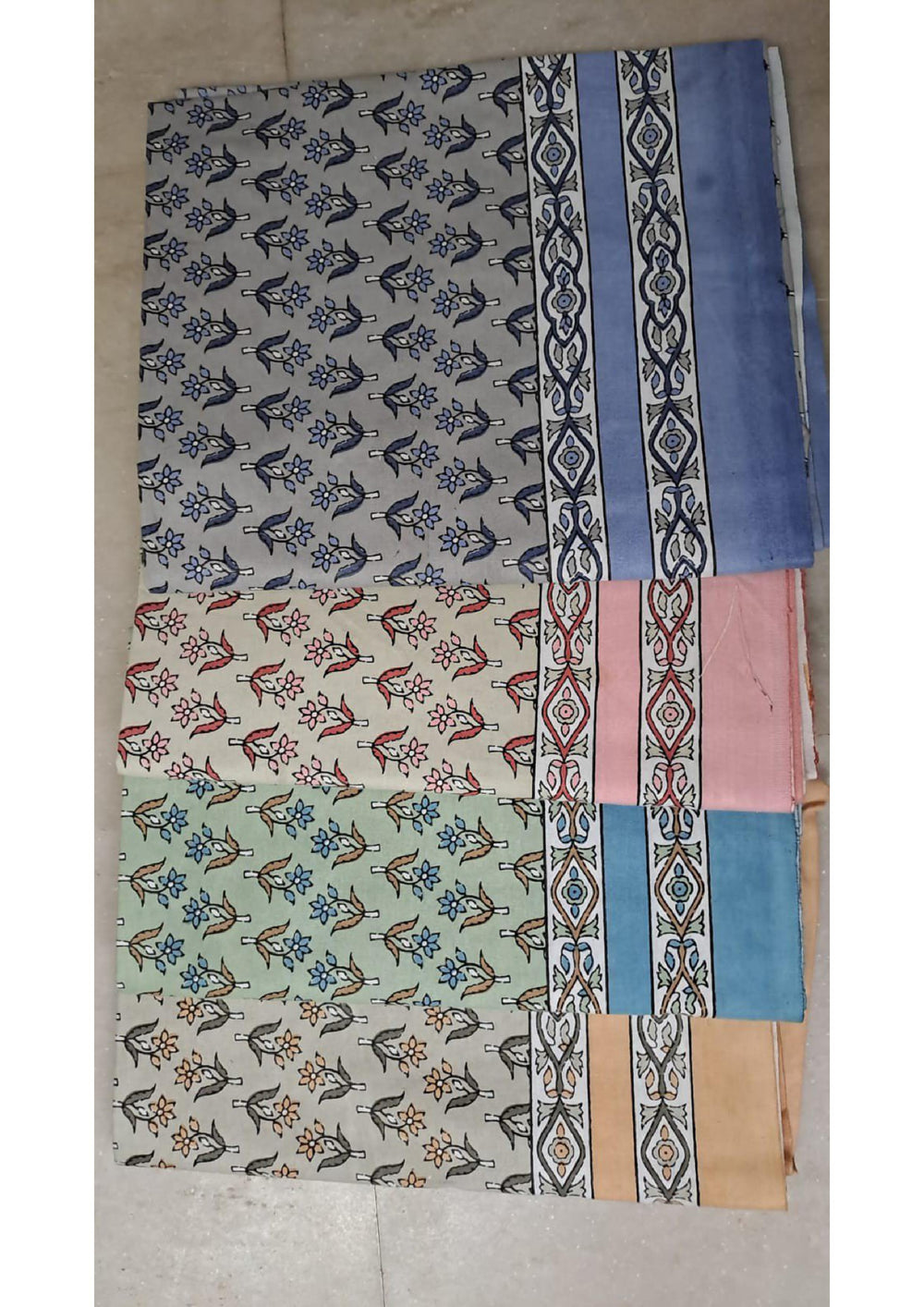 BS79: Jharna Single Bed Sheets  (Pair Packing)