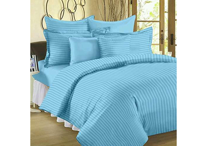BS87: Gemini Stripes Double Bed Sheets