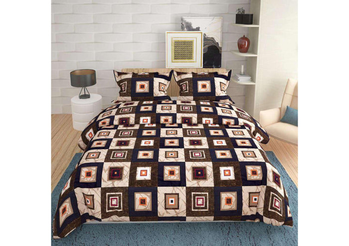 BS10: Glace Cotton Double Bed Sheets