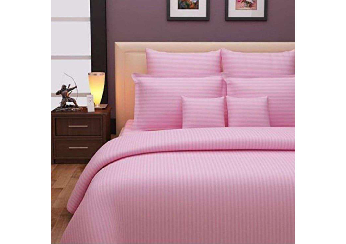 BS136: Virgo Stripes S. King Double Bed Sheets