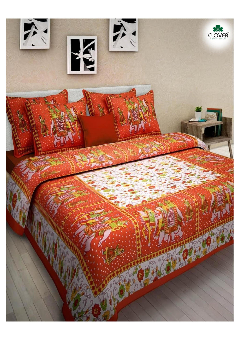 BS67: Kathputli Double Bed Sheets