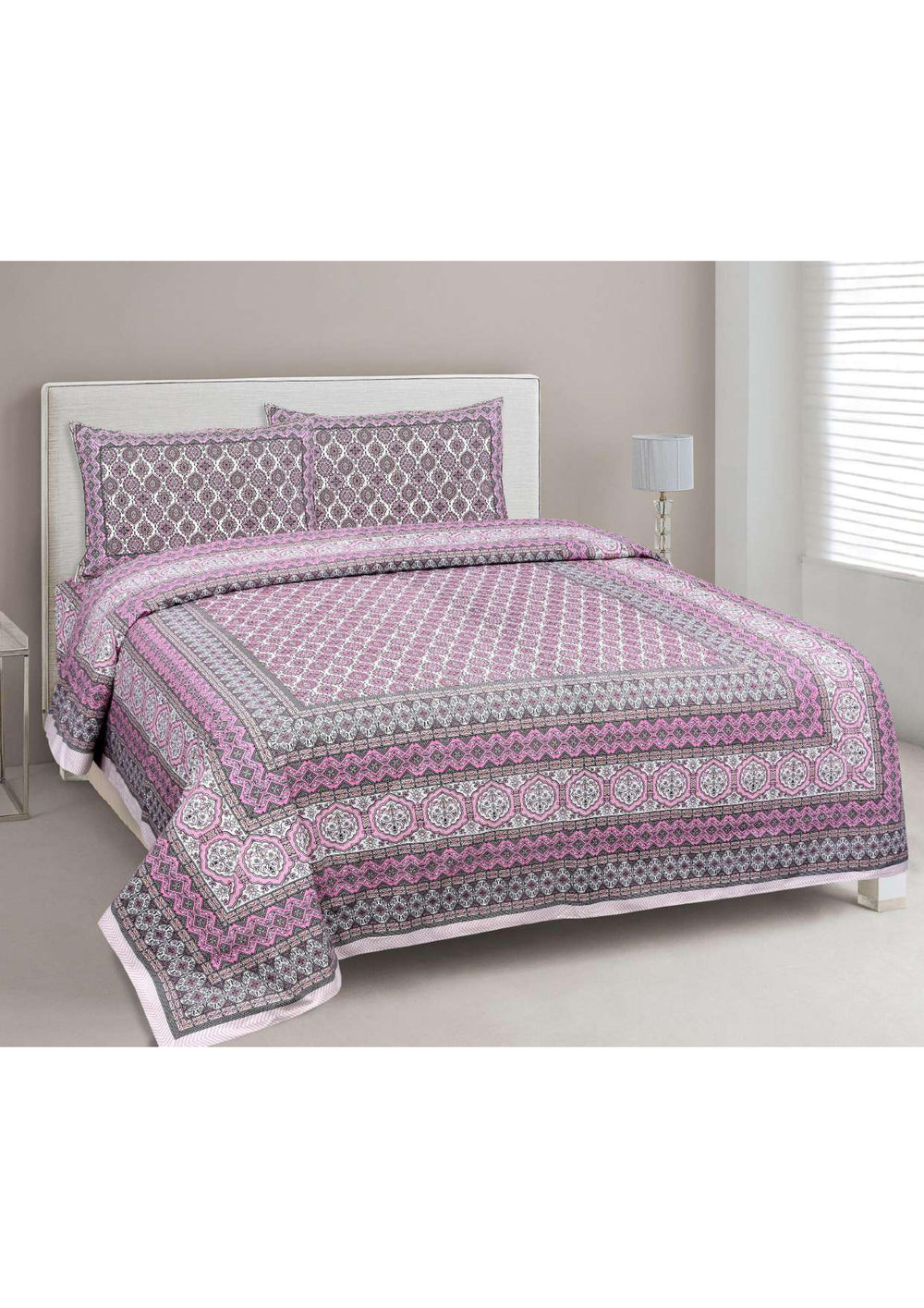 BS18: Kalbeliya Double Bed Sheets