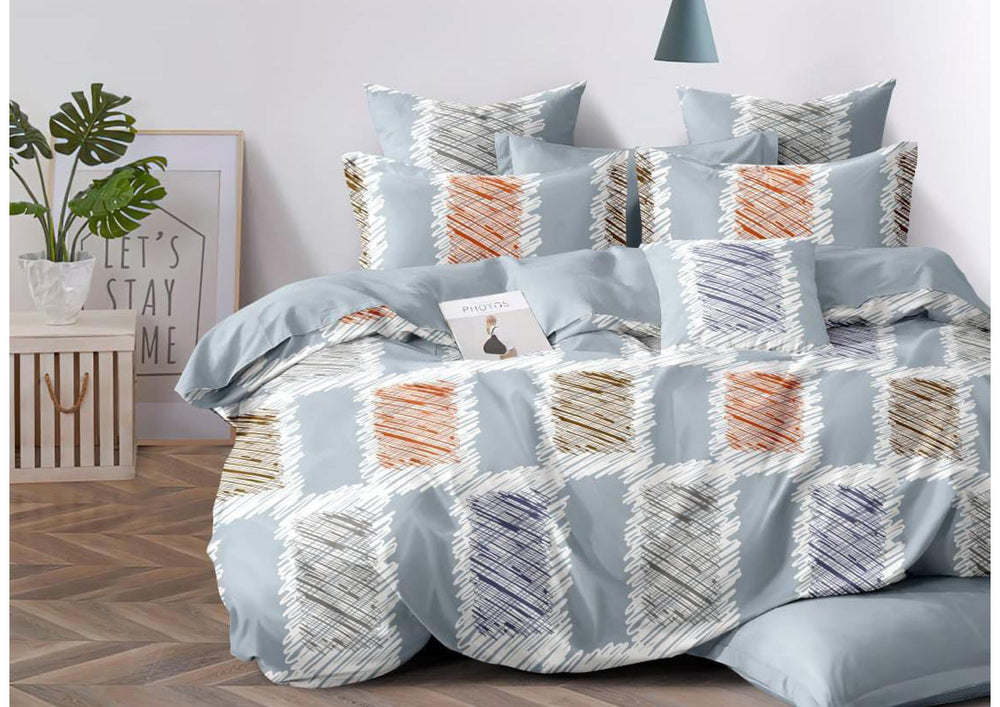 BS104: Golden Leaf Gift Packing Double Bed Sheets