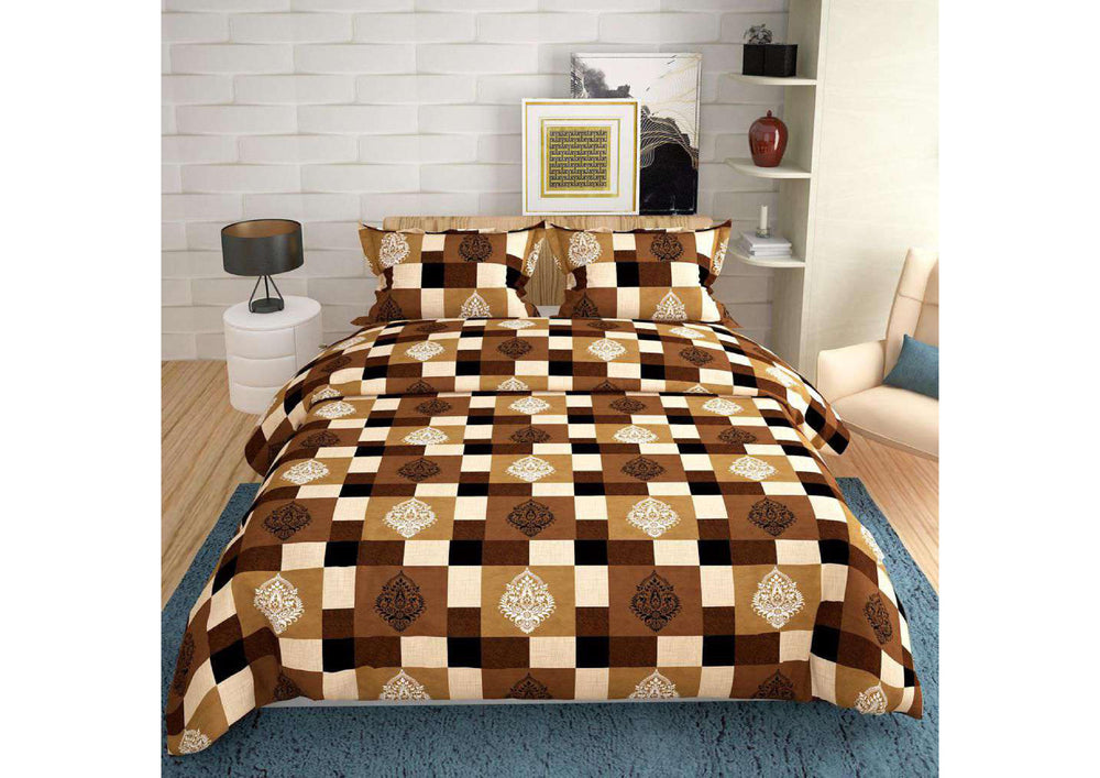 BS10: Glace Cotton Double Bed Sheets