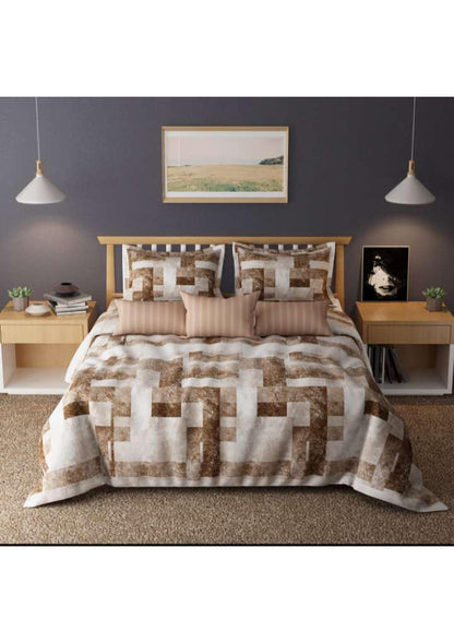 BS105: S-Cross Double Bed Sheets
