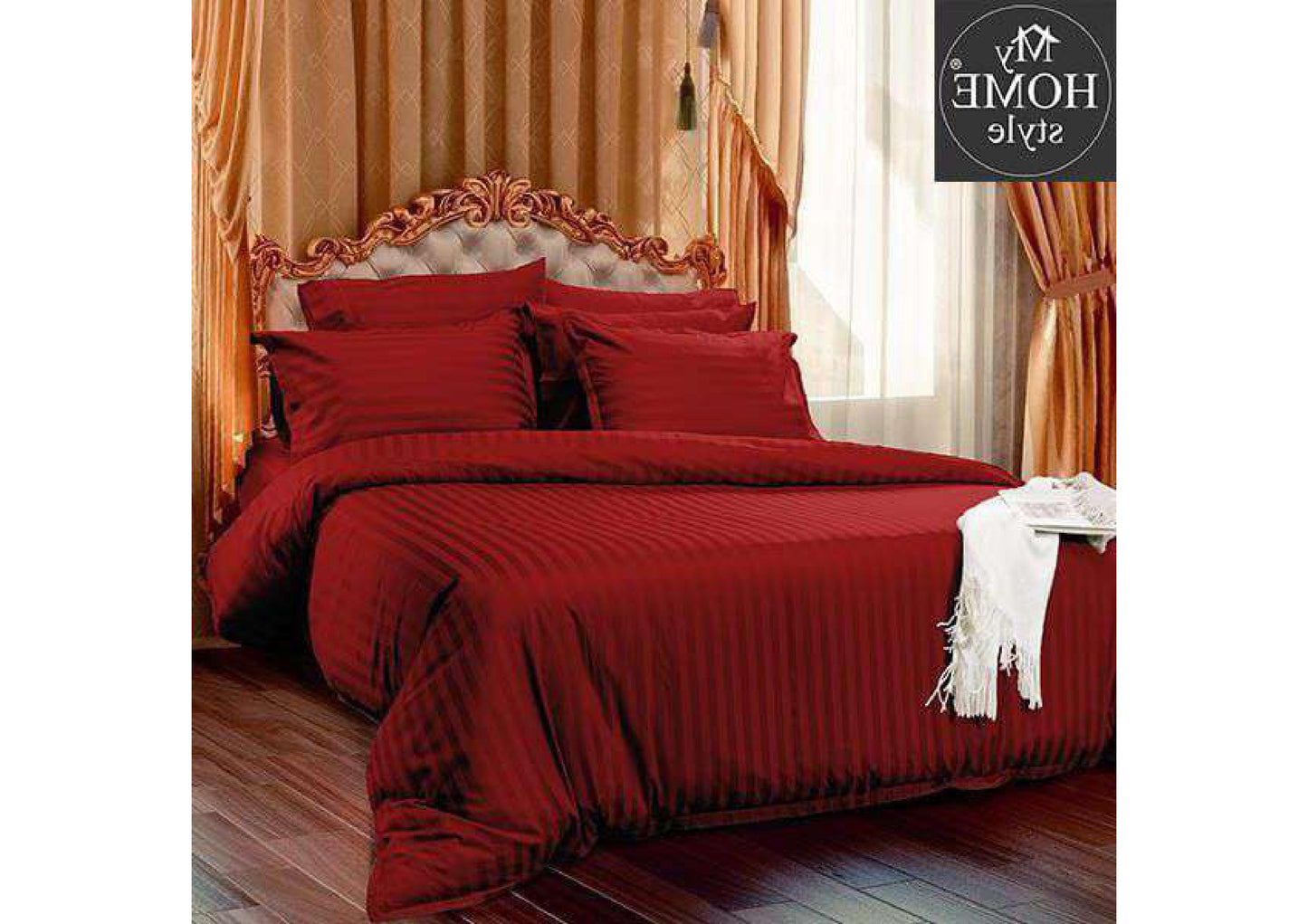 BS136: Virgo Stripes S. King Double Bed Sheets