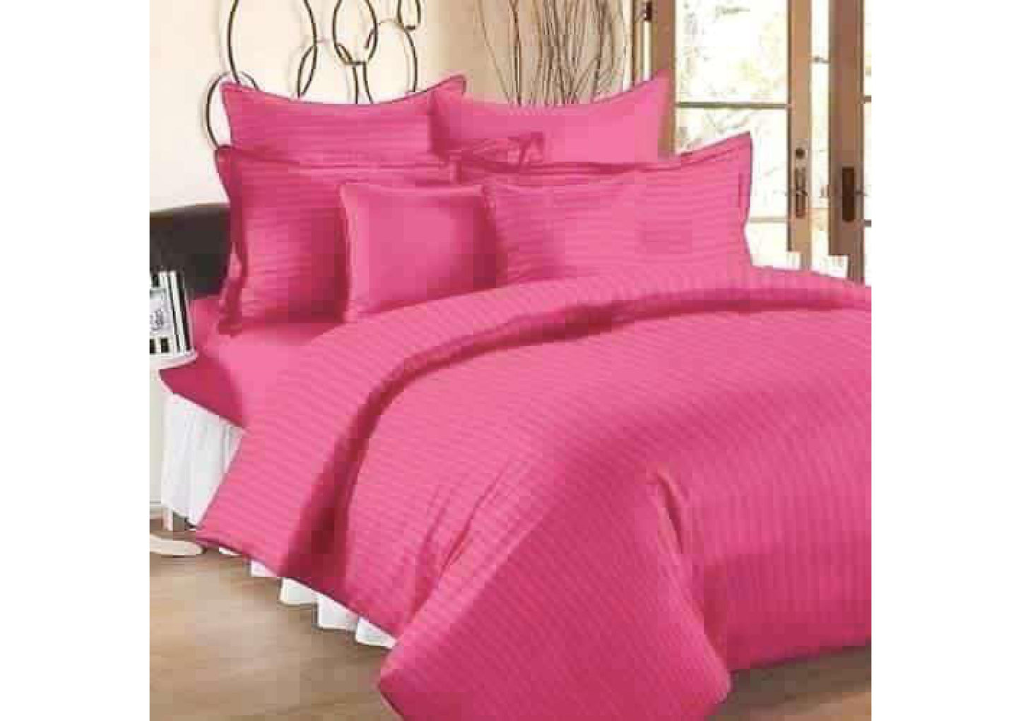 BS136: Virgo Stripes S. King Double Bed Sheets