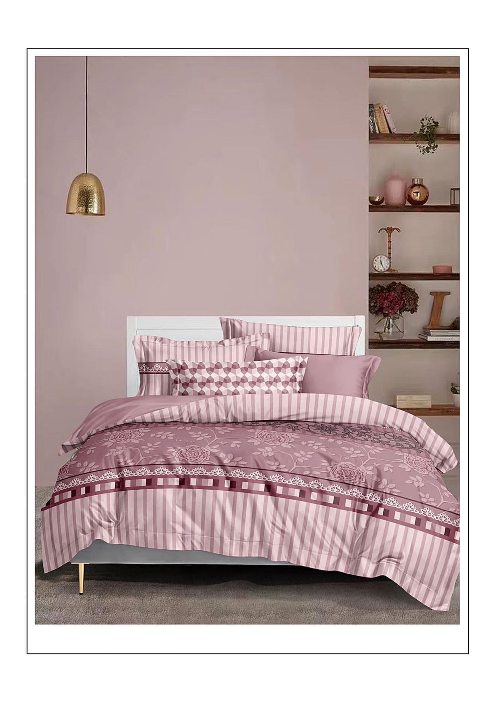 BS24: Pristine Book Fold Double Bed Sheets