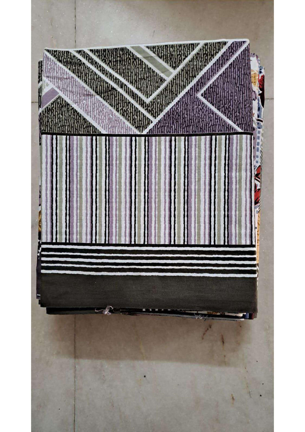 BS55: Alwar Single Bed Sheets  (Pair Packing)