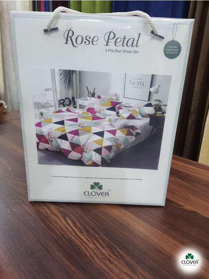 BS49: Rose Petal Gift Packing Double Bed Sheets