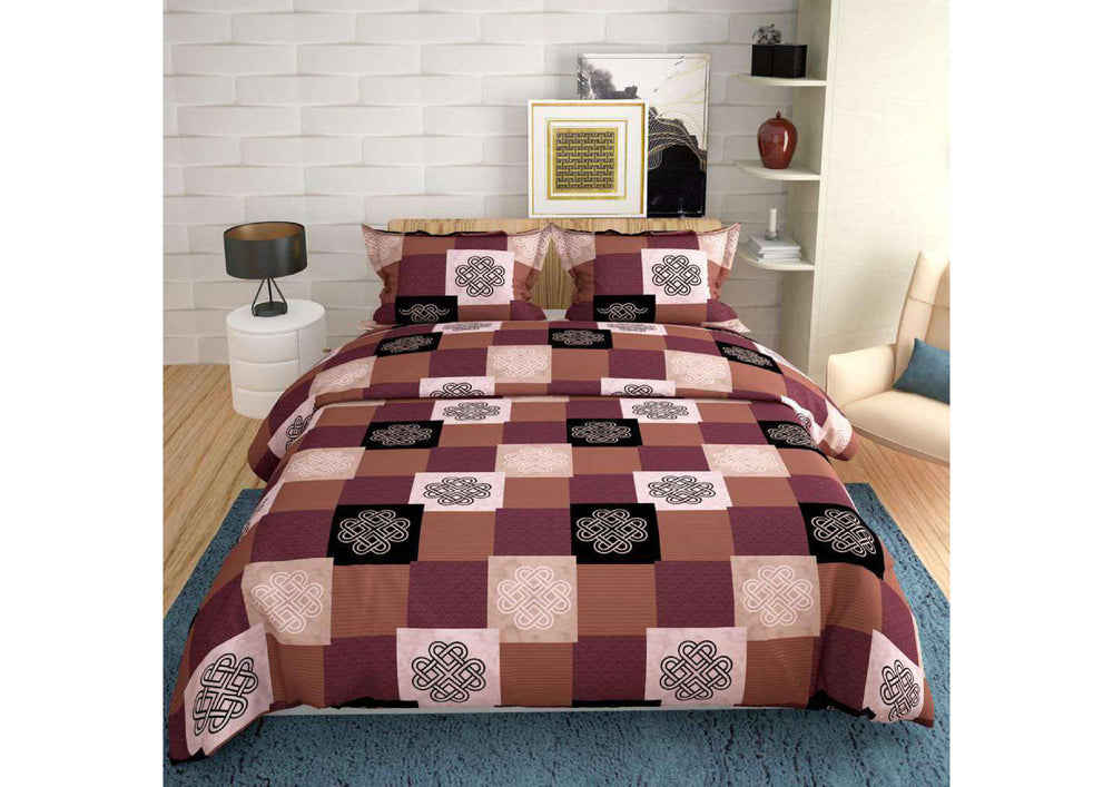 BS10: Glace Cotton Double Bed Sheets