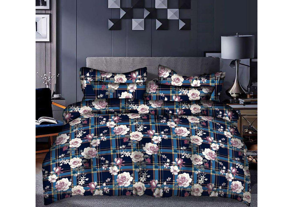 BS10: Glace Cotton Double Bed Sheets