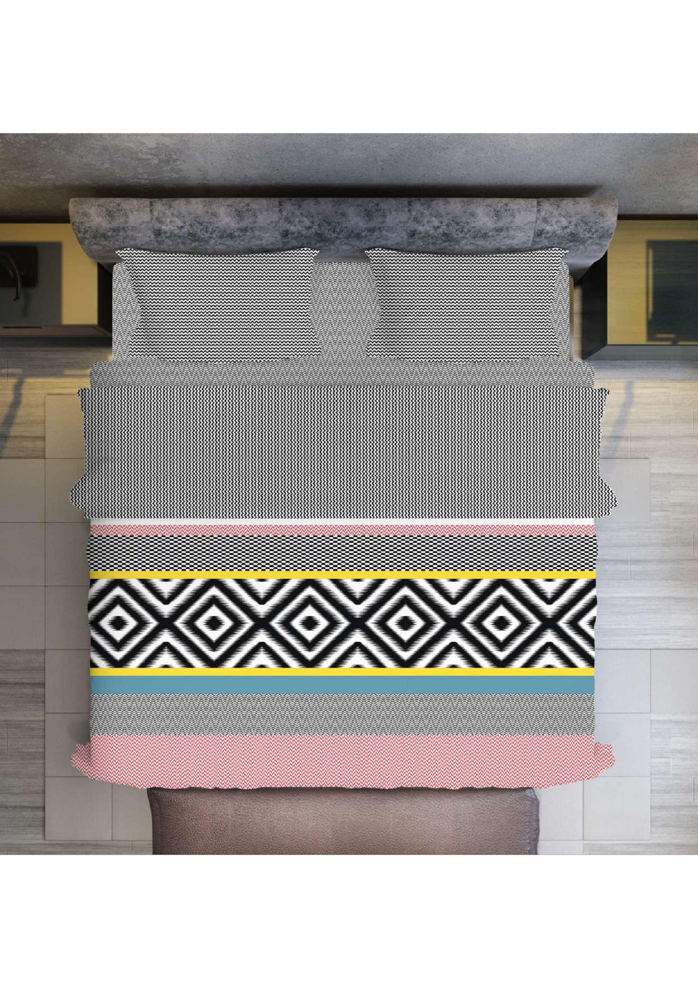 BS38: Fortuner S. King Double Bed Sheets