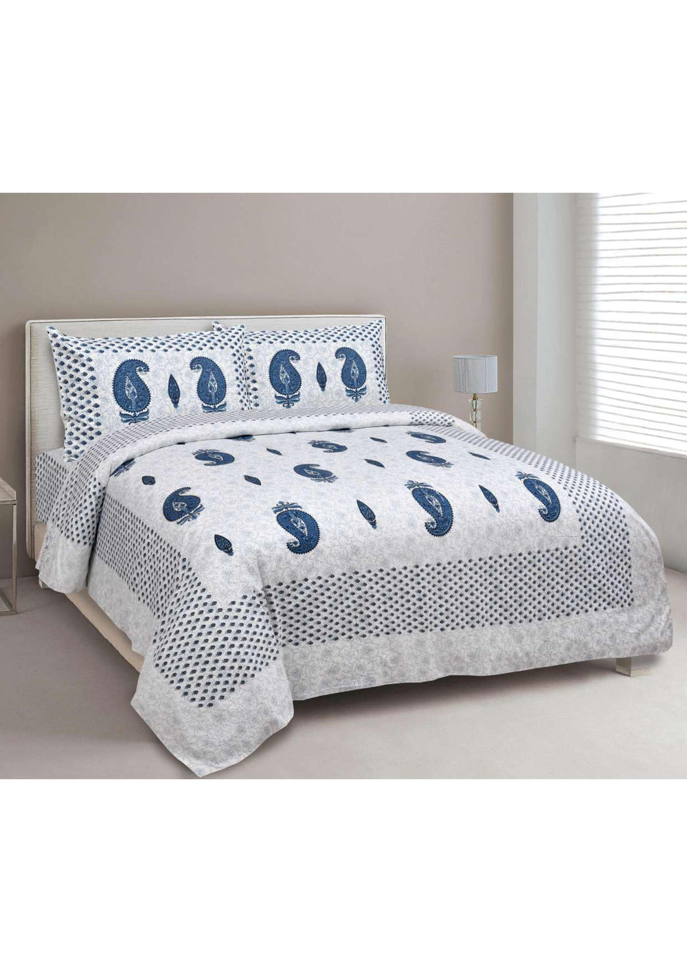 BS18: Kalbeliya Double Bed Sheets