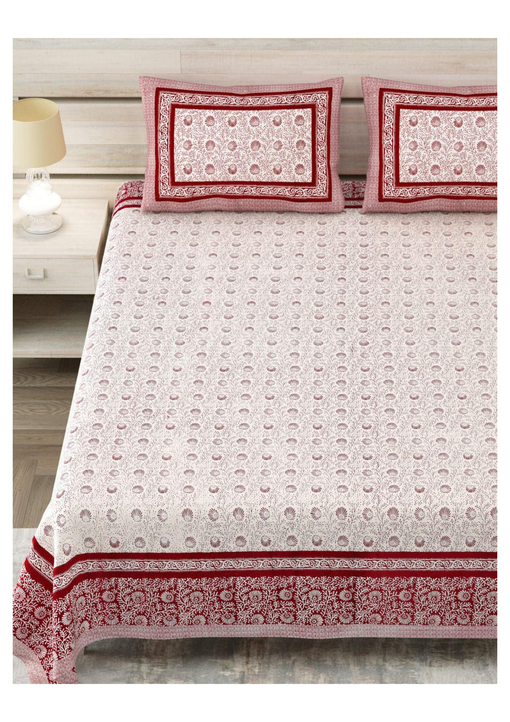 BS113: Kathak S. King Double Bed Sheets