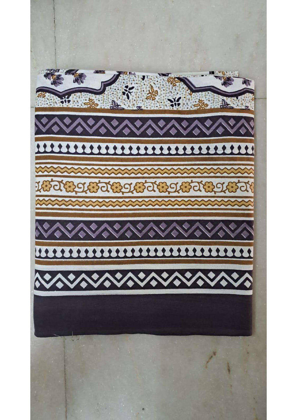 BS55: Alwar Single Bed Sheets  (Pair Packing)