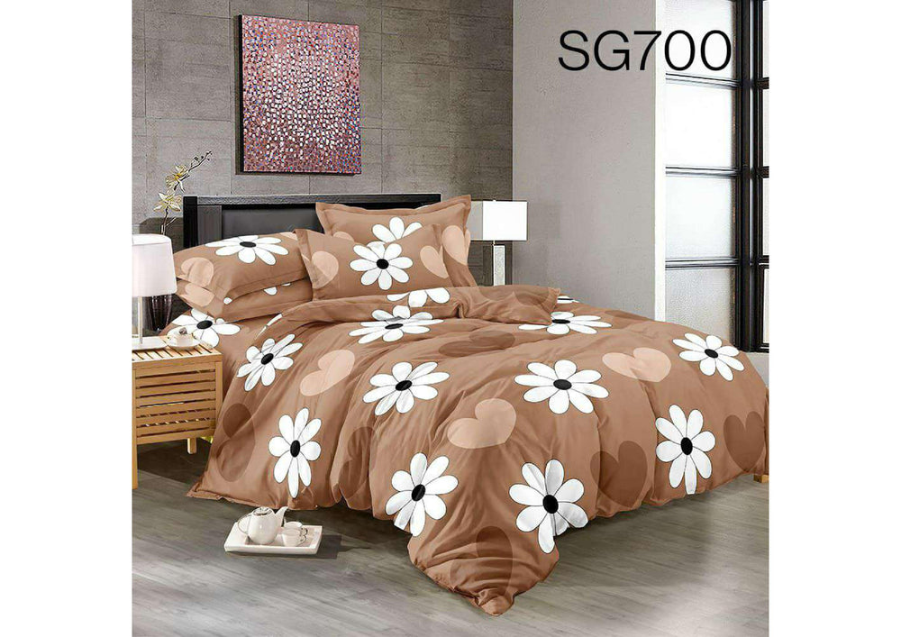 BS10: Glace Cotton Double Bed Sheets