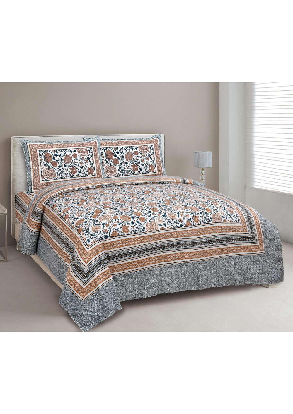 BS18: Kalbeliya Double Bed Sheets